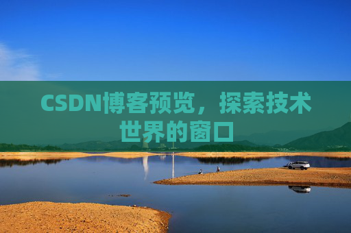 CSDN博客预览,探索技术世界的窗口